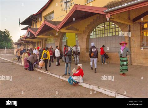 Madagascar, Highlands, Haute Masiatra region, FCE train between Fianarantsoa and Manakara, 160 ...