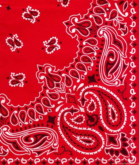 Red Bandana Print Wallpaper Images Desktop Background