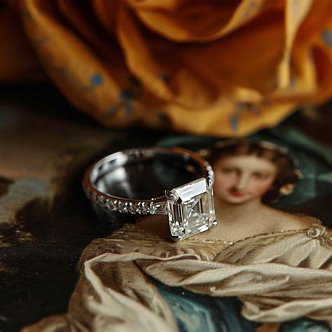 The Enduring Legacy of Asscher Cut Diamond Engagement Rings - Teach ...