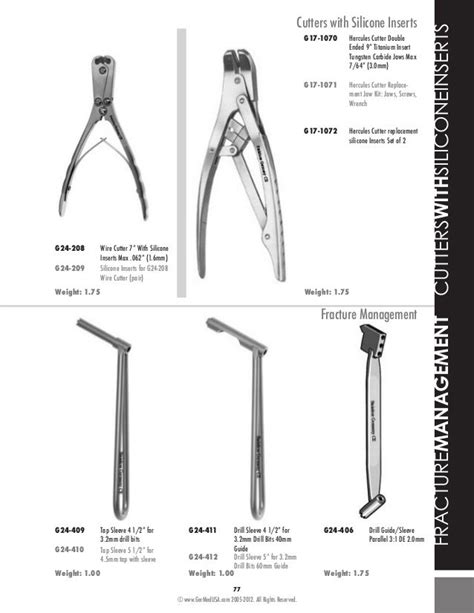 Veterinary Orthopedic Instruments catalog from GermedUsa.Com