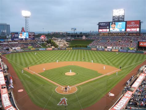 Angels Stadium of Anaheim, just a half hour drive down the 91 freeway ...