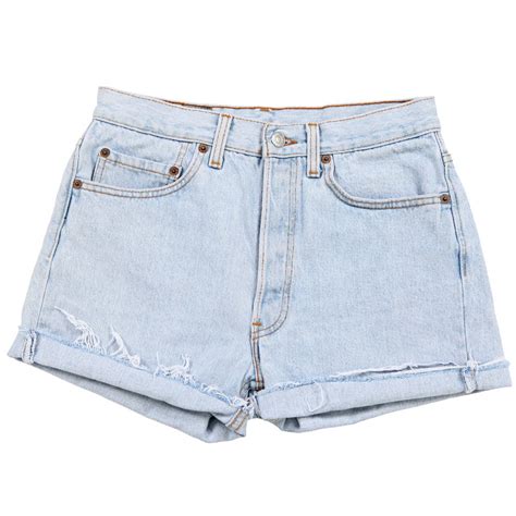 Pale Denim Shorts - The Else