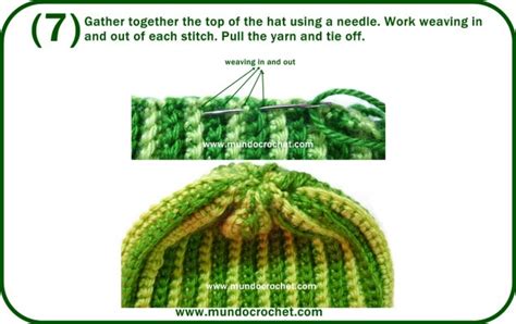 Crochet ribbed hat