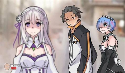 distracted boyfriend anime re zero Blank Template - Imgflip