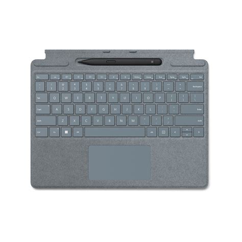 Microsoft Surface Pro 8 or Pro X - Signature Type cover - Blue - and ...