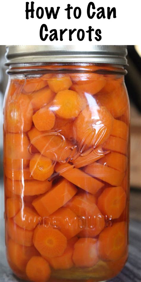 Canning Carrots