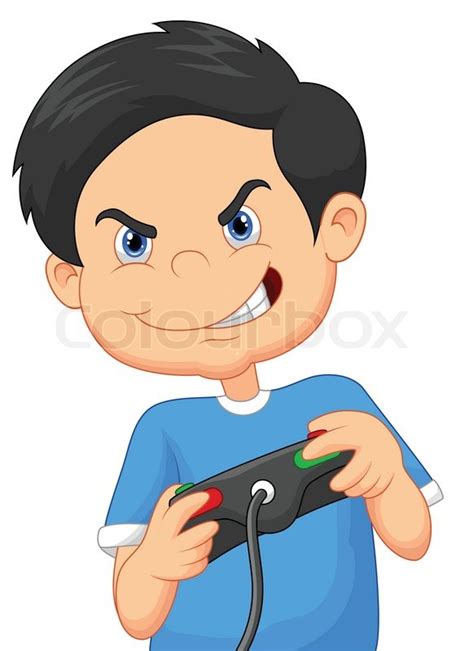 Vector illustration of Child cartoon ... | Stock vector | Colourbox