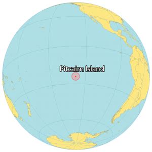 Pitcairn Island Map - GIS Geography