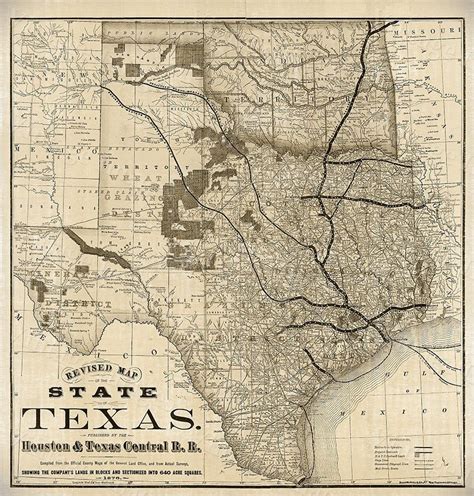 texas historical maps antique | Texas wall art, Texas map, Old map