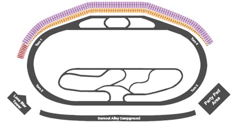 Texas Motor Speedway Seating Chart & Maps - Ft Worth