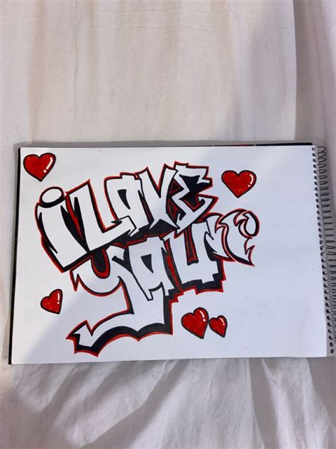 i love you ️‍🔥 | Graffiti art letters, Graffiti drawing, Graffiti lettering