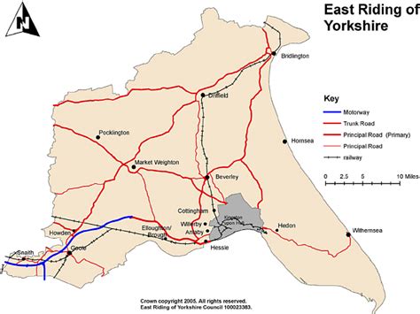 The east Riding of Yorkshire (Source: East Riding of Yorkshire Council). | Download Scientific ...