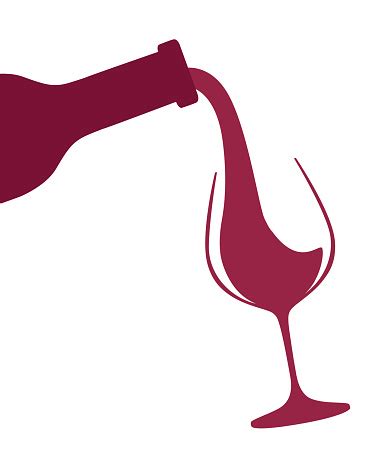 Wine Pouring Illustration - Vector Download