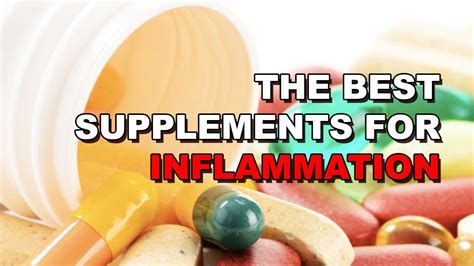 The 4 Best Supplements for Inflammation