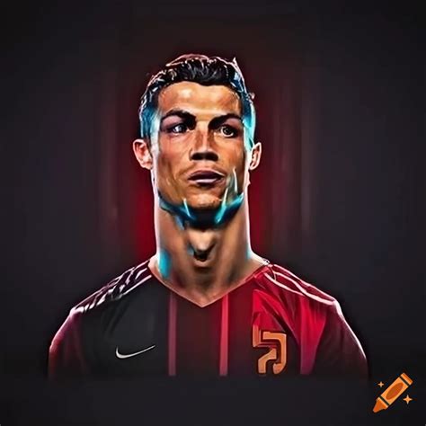 Cristiano ronaldo movie logo design on Craiyon