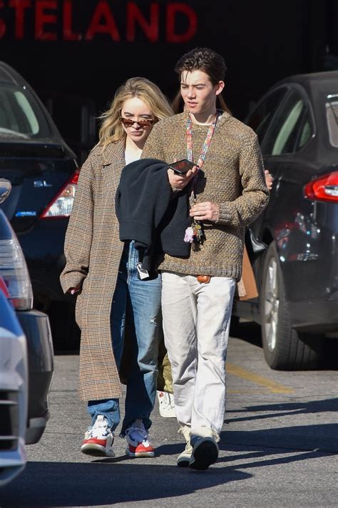 SABRINA CARPENTER and Griffin Gluck Out for Lunch at Sweet Butter in ...