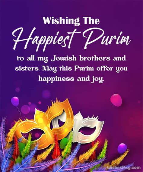 Happy Purim Wishes, Greetings and Quotes - WishesMsg