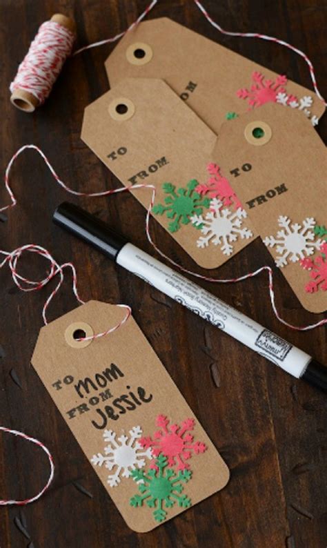 DIY-christmas-gift-tags_05 Christmas Gift Tags Diy, Xmas Tags, Holiday ...