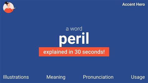 PERIL - Meaning and Pronunciation - YouTube