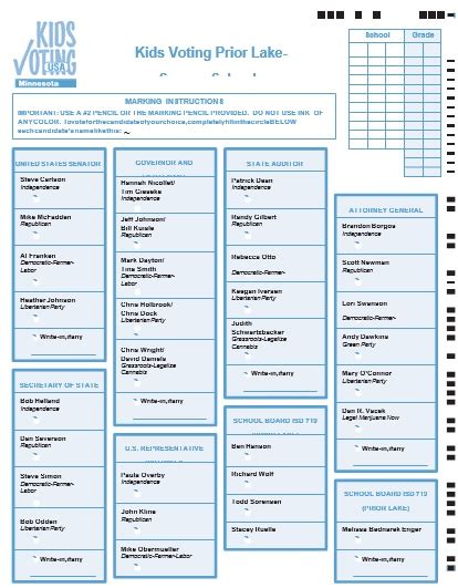 18 Free Election Ballot Templates (Voting Forms) - Best Collections