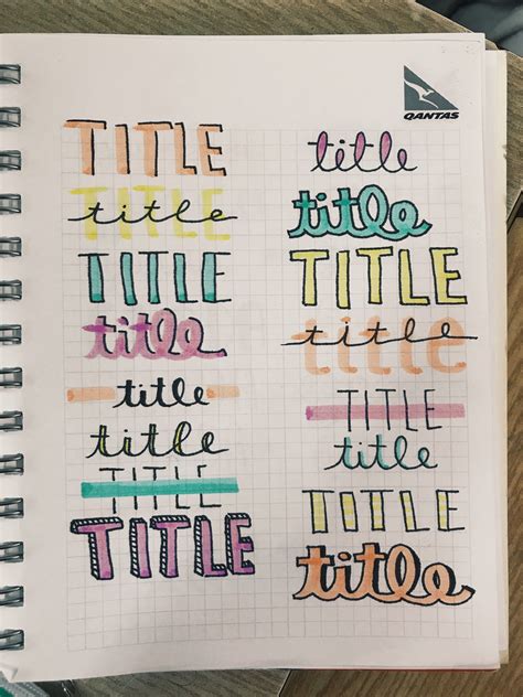 Pin by Andrea Ibarra Gutierrez on Títulos bonitos | Bullet journal lettering ideas, Bullet ...