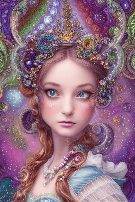 Victorian Disney Princess Portrait · Creative Fabrica