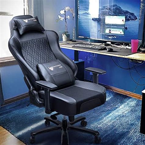 FANTASYLAB 400lb Gaming Chair Big Tall Breathable Office Racing Computer Chair, 3-D Adjustable ...