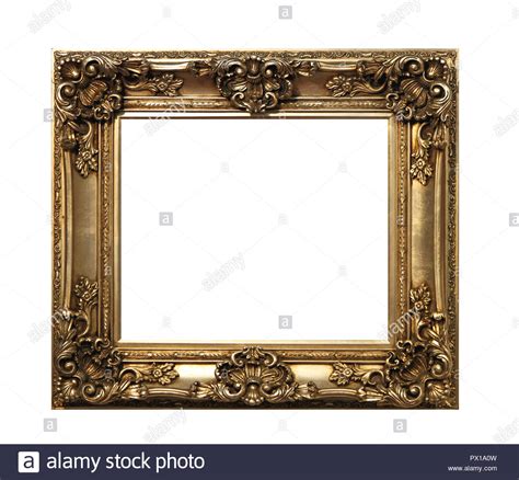 Retro bronze frame isolated with clipping path Stock Photo - Alamy