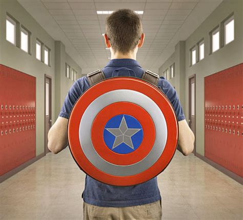 Adult Sized Captain America Shield Backpack