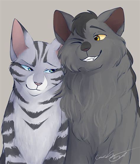 Silverstream and Graystripe by CascadingSerenity on DeviantArt Warrior ...