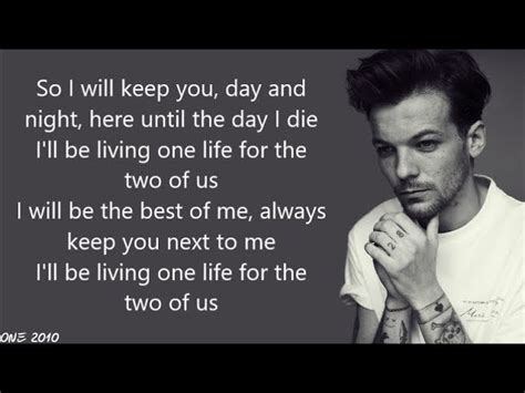 Louis Tomlinson - Two of us (lyrics) Chords - Chordify