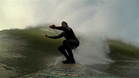 Longboarding Surfing Widemouth Bay Bude Cornwall GoPro Hero 3 Black Edition - YouTube