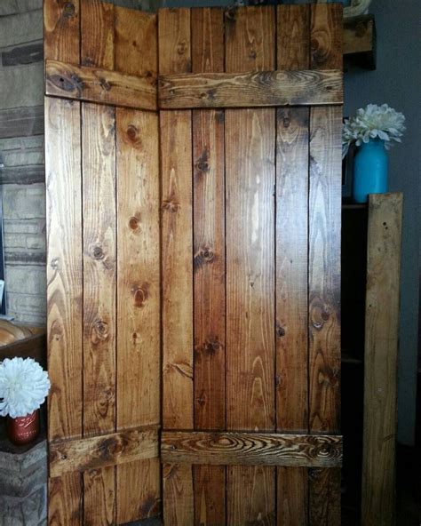 RUSTIC wood shutter - 54 Primitive shutters - Wooden Shutters ...