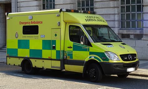 English NHS trusts ambulance safety standards: base vehicle