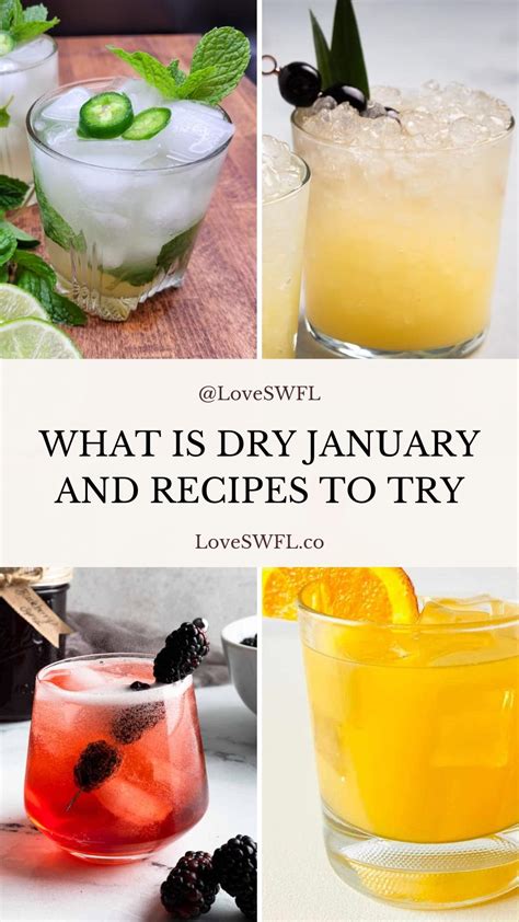 What is Dry January and Recipes to Try — Love SWFL