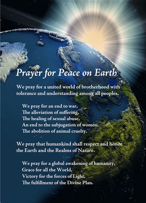 Prayer for Peace on Earth