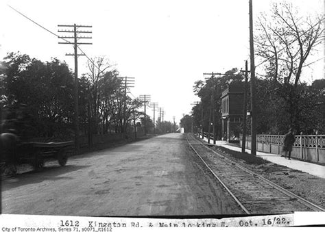 What Kingston Road used to look like in Toronto