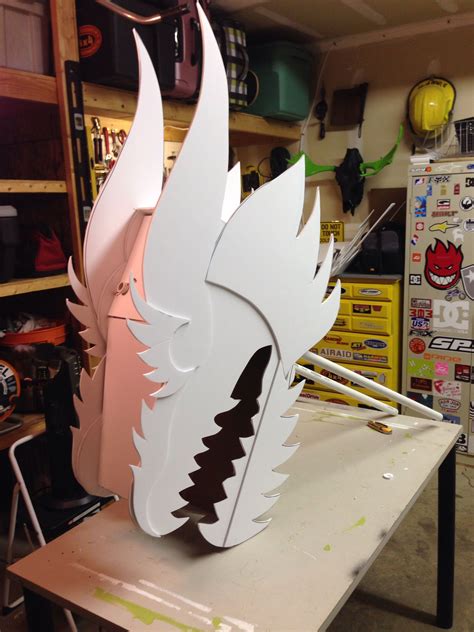 Cardboard Dragon Head Template