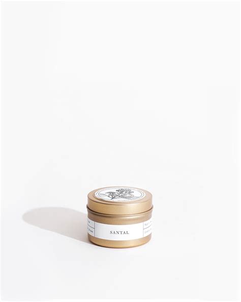 Santal Gold Travel Candle – Brooklyn Candle Studio