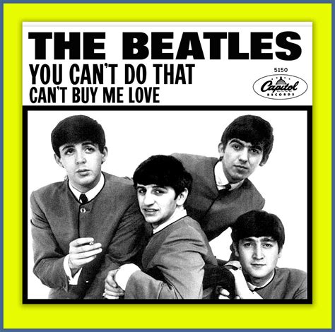 The Beatles- Can’t Buy Me Love b/w You Can't Do That - 45 Pic Sleeve ...