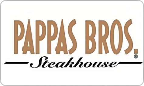 Pappas Bros. Steakhouse Gift Card – ShopRaise