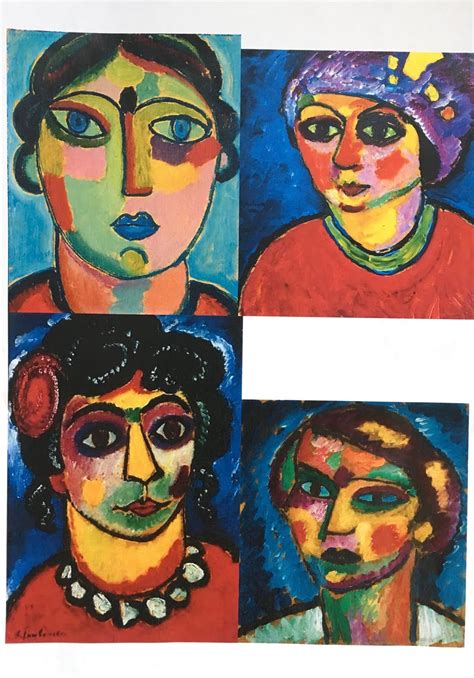 Art Room Britt: Alexej Jawlensky German Expressionism Portraits