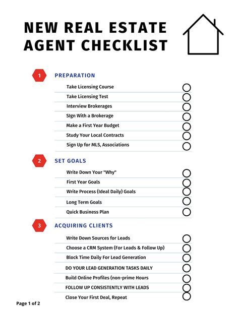 New Real Estate Agent Checklist [Free Download]