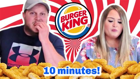 Chicken Nugget Challenge! *100 nuggets in 10 minutes* - YouTube