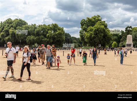 Tourists in Horseguards Parade London UK Stock Photo - Alamy