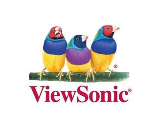 优派(ViewSonic)标志Logo设计含义，品牌策划vi设计介绍 - 德启广告