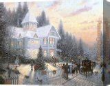 Thomas Kinkade Victorian Christmas painting anysize 50% off - Victorian ...