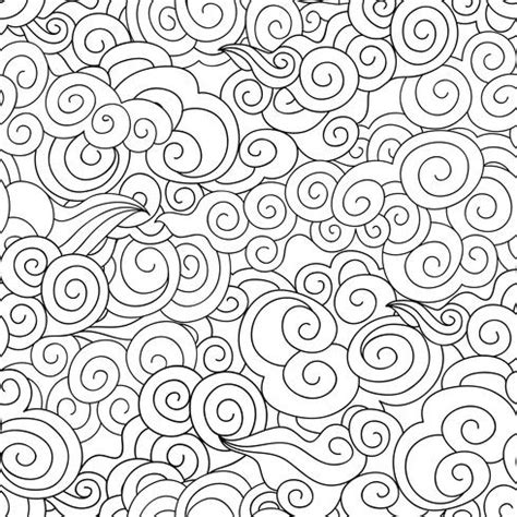 Abstract swirl line seamless pattern Wave background 523795 Vector Art at Vecteezy