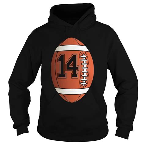 "football Jersey Number 14 T…" | Hoodie Sports T Shirts Design Your Own ...