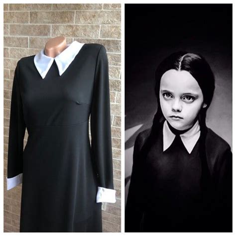 Wednesday addams dress Wednesday addams costume Goth Lolita dress ...